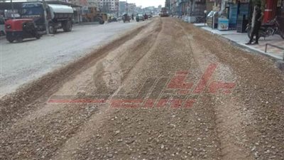استمرار أعمال رصف وتمهيد الطرق بسيدي سالم