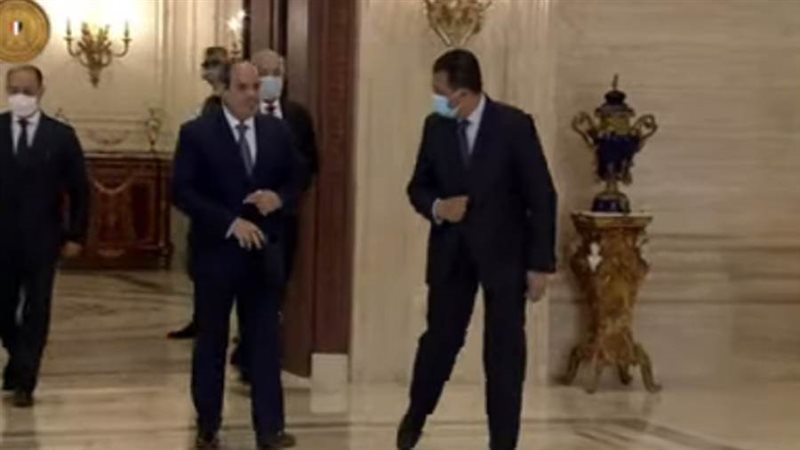 الرئيس السيسي يصل