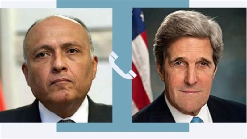 شكري مع جون كيري