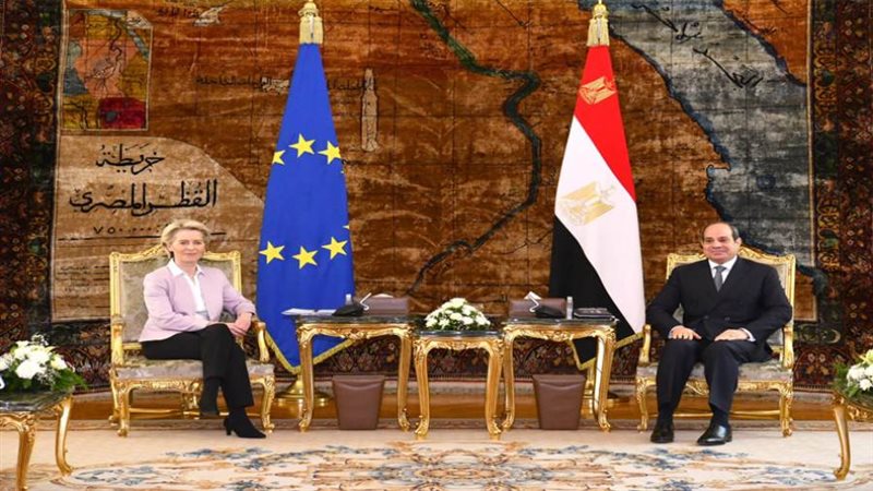 السيسي ورئيسة المفوضية