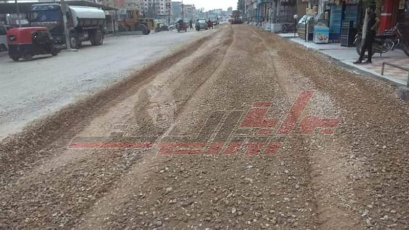 أعمال رصف الطرق