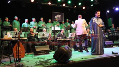 «الجازولية» تضيء سماء ساقية عبد المنعم الصاوي بالقصائد الصوفية.. (صور)