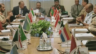 الندوة 26 لممثلي رؤساء هيئات التدريب في القوات المسلحة بالدول العربية بمقر الجامعة العربية 