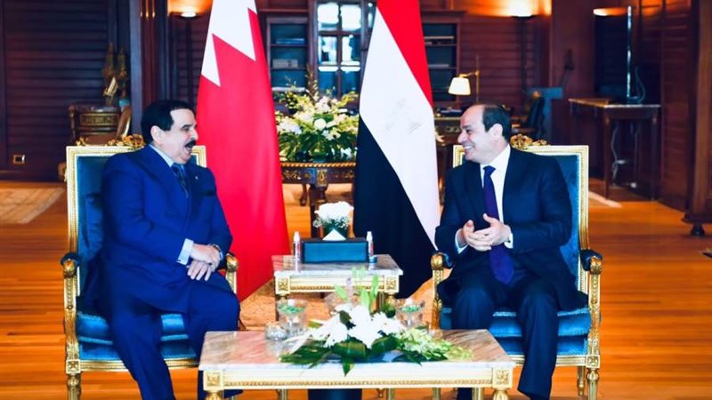 الرئيس السيسي وملك