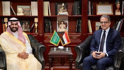 عناني يلتقي وزير الثقافة السعودي