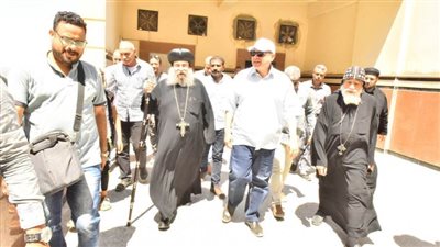 محافظ أسيوط يتفقد أعمال تطوير مسار محطات رحلة العائلة المقدسة ويروز دير السيدة العذراء بدرنكة 