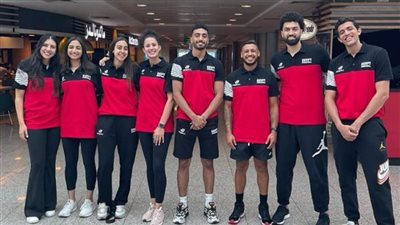 بعثة منتخبي مصر للسلة رجال وسيدات تتوجه إلى بلجيكا للمشاركة في كأس العالم
