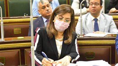 وزيرة التخطيط أمام 