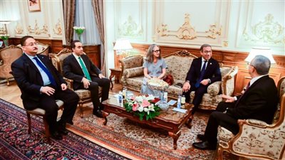 المستشار حنفي جبالي يستقبل رئيس الاتحاد البرلماني الدولي