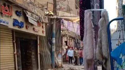 إصابة ربة منزل فى انهيار جزئى لعقار فى شبين القناطر 