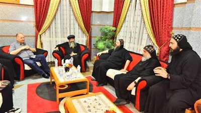 شاهد.. أعمال تطوير مسار رحلة العائلة المقدسة بمركز القوصية 