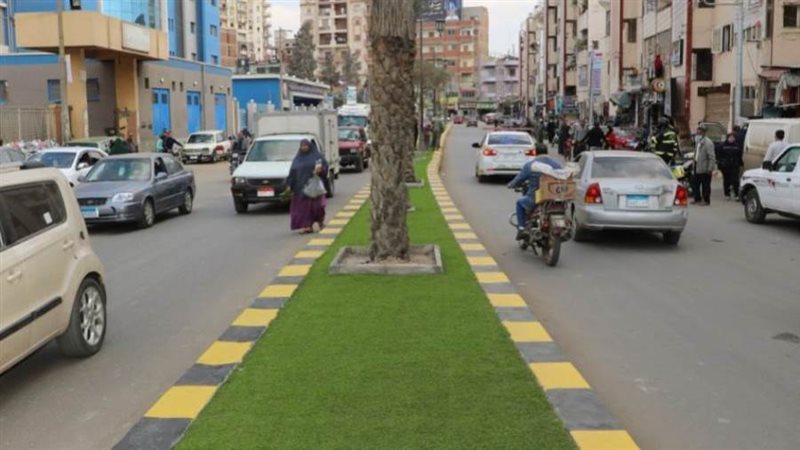 تطوير الطرق بالمنوفية