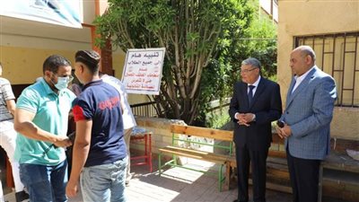 محافظ المنيا يتابع انتظام سير امتحانات الثانوية العامة بعدد من اللجان