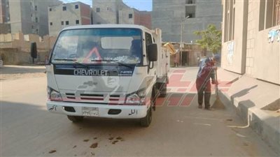 استمرار جهود أعمال النظافة والإنارة بشوارع بيلا في كفر الشيخ