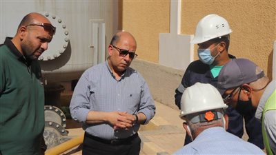 رئيس مياه أسيوط في جولة تفقدية لمحطة درنكة الرئيسية للاطمئنان على كفاءتها 