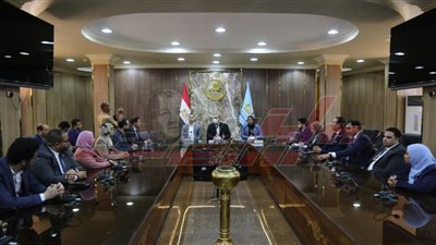 نور الدين: يستقبل وفد تنسيقية شباب الأحزاب والسياسيين بكفر الشيخ