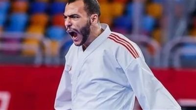 عبدالله ممدوح يتوج بفضية الكاراتيه بدورة ألعاب البحر المتوسط