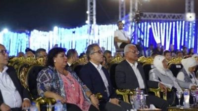 وزيرة الثقافة تشهد ختام مهرجان السويس الأول للموسيقى والغناء