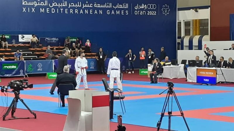 عمرو علاء لاعب الكاراتيه