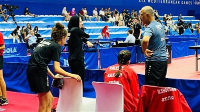 منتخب تنس الطاولة يتأهل لنهائي السيدات في دورة ألعاب البحر المتوسط