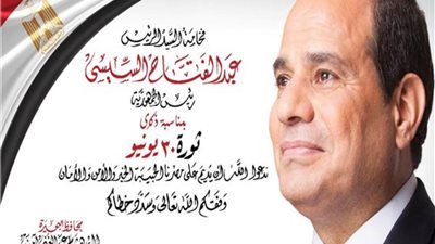 محافظا مطروح والبحيرة يهنئان الرئيس السيسي بالذكرى التاسعة لثورة 30 يونيو