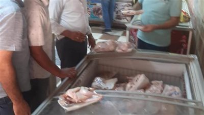 التحفظ على أكثر من نصف طن لحوم وأسماك غير صالحة للاستهلاك الآدمي بـ ”المنوفية“