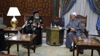 البابا تواضروس يهنئ الإمام الأكبر بعيد الأضحى المبارك