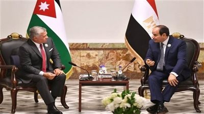 الرئيس السيسي يعزي ملك الأردن في ضحايا حادث ميناء العقبة