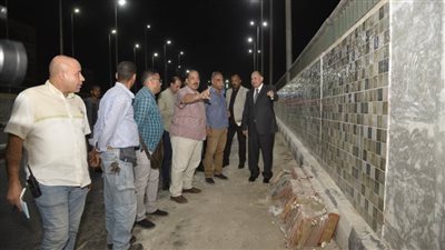 محافظ أسيوط يتفقد أعمال التطوير الجارية بمنطقتي نفقي الزهراء والسلام بحي غرب