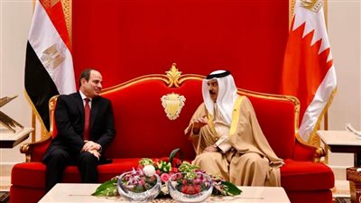 الرئيس السيسي يؤكد حرص مصر على تطوير التعاون والتنسيق الوثيق مع البحرين