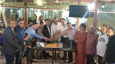 احتفالية بحصول الزميل طه أبو الشيخ على درجة الماجستير 