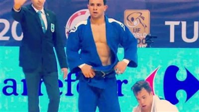 يسري سامي يصعد لنصف نهائي الجودو بألعاب البحر المتوسط