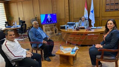 رئيس جامعة كفر الشيخ يستقبل نائب محافظ البحيرة