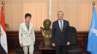 محافظ الإسكندرية يبحث مع سفيرة سويسرا بالقاهرة تعزيز سبل التعاون 