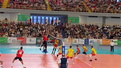 منتخب الطائرة يخسر أمام إسبانيا في ربع نهائي دورة ألعاب البحر المتوسط