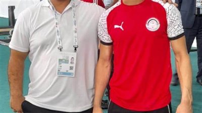 أحمد عبد الغني لاعب رفع الأثقال يحرز فضية الخطف بدورة ألعاب البحر المتوسط