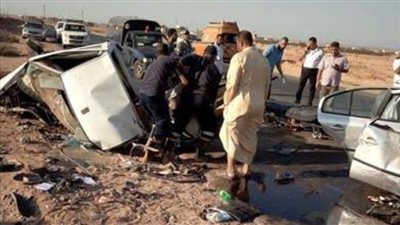 مصرع 3 أشخاص من أسرة واحدة في حادث تصادم بـ”المنوفية“