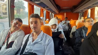 سفر حجاج قرعة الجمعيات الأهلية ببني سويف لأداء المناسك