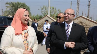 المحافظ يستقبل وزيرة التضامن في مستهل زيارتها لبني سويف