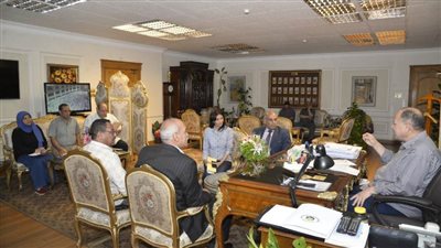 محافظ أسيوط يناقش موقف مشروعات مبادرة 