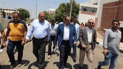 سكرتير المنيا يتابع الاستلام الابتدائي لمحطة مياه عرب الزينة المرشحة بسمالوط