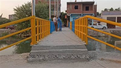 الانتهاء من إنشاء كوبري دريسة أبوعطوة للمشاة