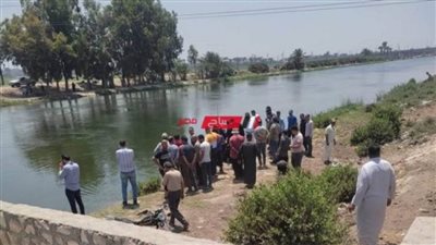 انتشال جثة غريق بترعة السلام محافظة الإسماعيلية 