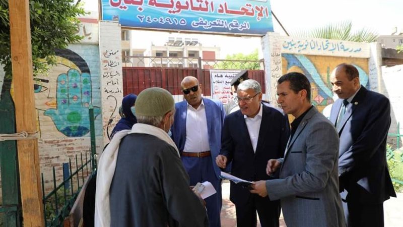 محافظ المنيا يتفقد
