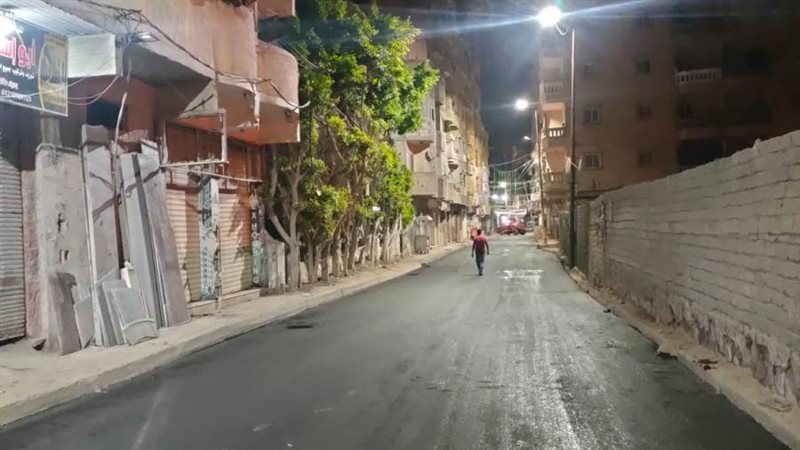 رصف ٤٦ شارع ب٩احياء