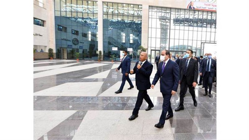 جانب من افتتاح الرئيس