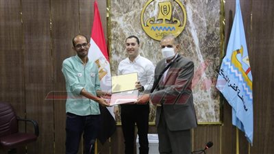 تكريم فرقة كفر الشيخ لحصولها على المركز الأول