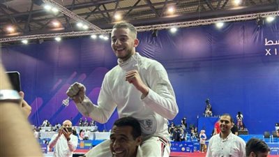 محمد السيد يتوج بذهبية السلاح في ألعاب البحر المتوسط