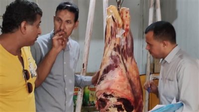 ضبط 757 كيلو لحوم غير صالحة ومذبوحة خارج المجازر بنطاق 4 مراكز بالمنيا