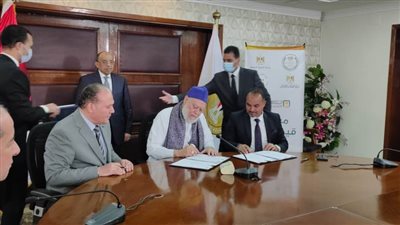 وزير التنمية المحلية يشهد توقيع بروتوكول تعاون مع مؤسسة 